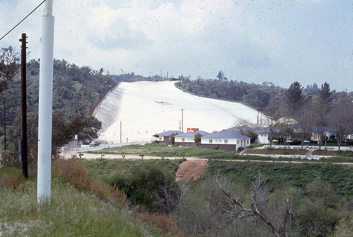 The Carbon Canyon ‘ski slope’